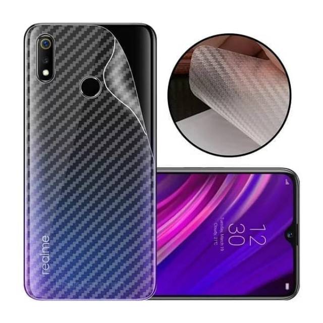 ผิวคาร์บอน oppo A52 A54 C11 A91 A33 neo7 a57 a83 reno 2 3 ace x c3 xt x2 a92 6 pro narzo
