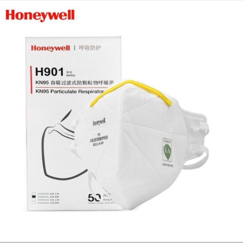 ₪Honeywell H901KN95 ป้องกัน PM2.5 หน้ากากกันฝุ่น H910 ขัดเงาอุตสาหกรรม N95 ถ่านกัมมันต์ระบายอากาศได้