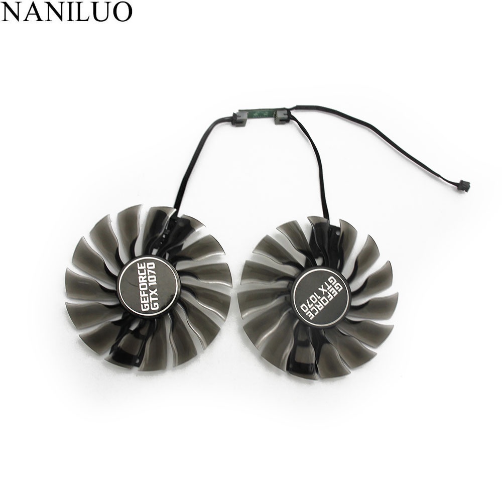 2 ชิ้น/เซ็ต Palit gtx1070 gtx1080Ti GPU VGA Alternative Cooler พัดลมสําหรับ GeForce GTX1080 Ti GTX 1