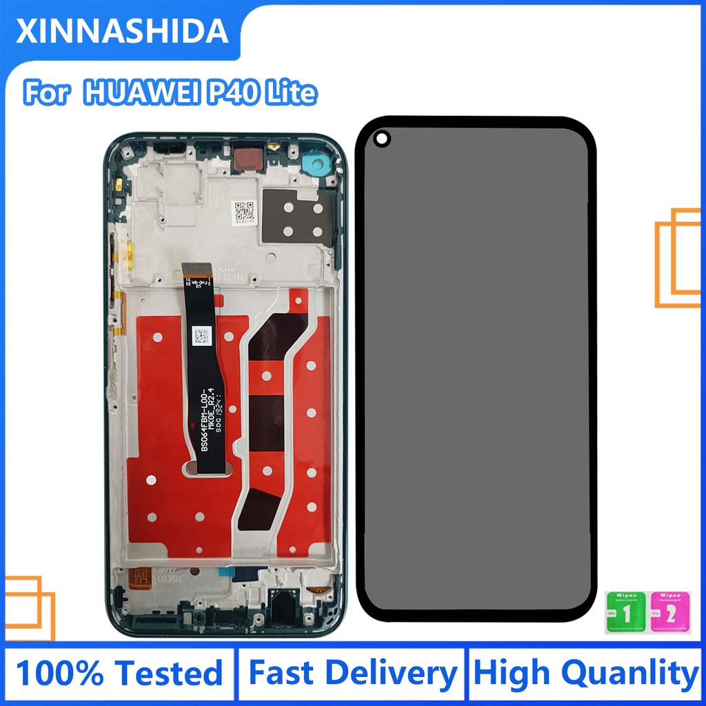 100% Display AAA+ For Huawei P40 Lite JNY-LX1 LCD Display 10 Touch Screen Replacement For Nova 7i JN