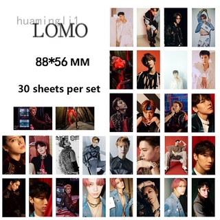 การ์ด Kpop Wayv Lomo ศิลปินเกาหลี 30 ชิ้น