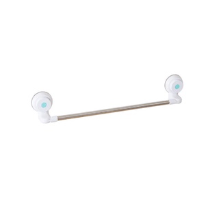 Primo ราวพาดผ้าพลาสติก แบบติดผนังสูญญากาศ รุ่น SM-1603   สีขาว