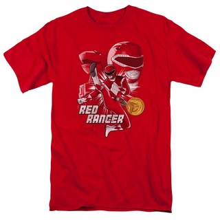 ขายดี! [พร้อมส่ง] เสื้อยืดแขนสั้นลําลอง ผ้าฝ้าย 100% พิมพ์ลาย Power Team Ranger พลัสไซซ์ ของขวัญวันเกิด สําหรับผู้ช