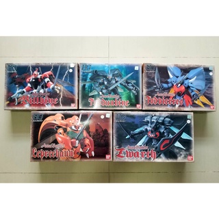 [RARE BANDAI 2000] GUNPLA  BANDAI : 1/72 AURA BATTLER DUNBINE [เหมา 5 กล่อง] ของใหม่ ยังไม่ได้ประกอบ ของแท้ 100%