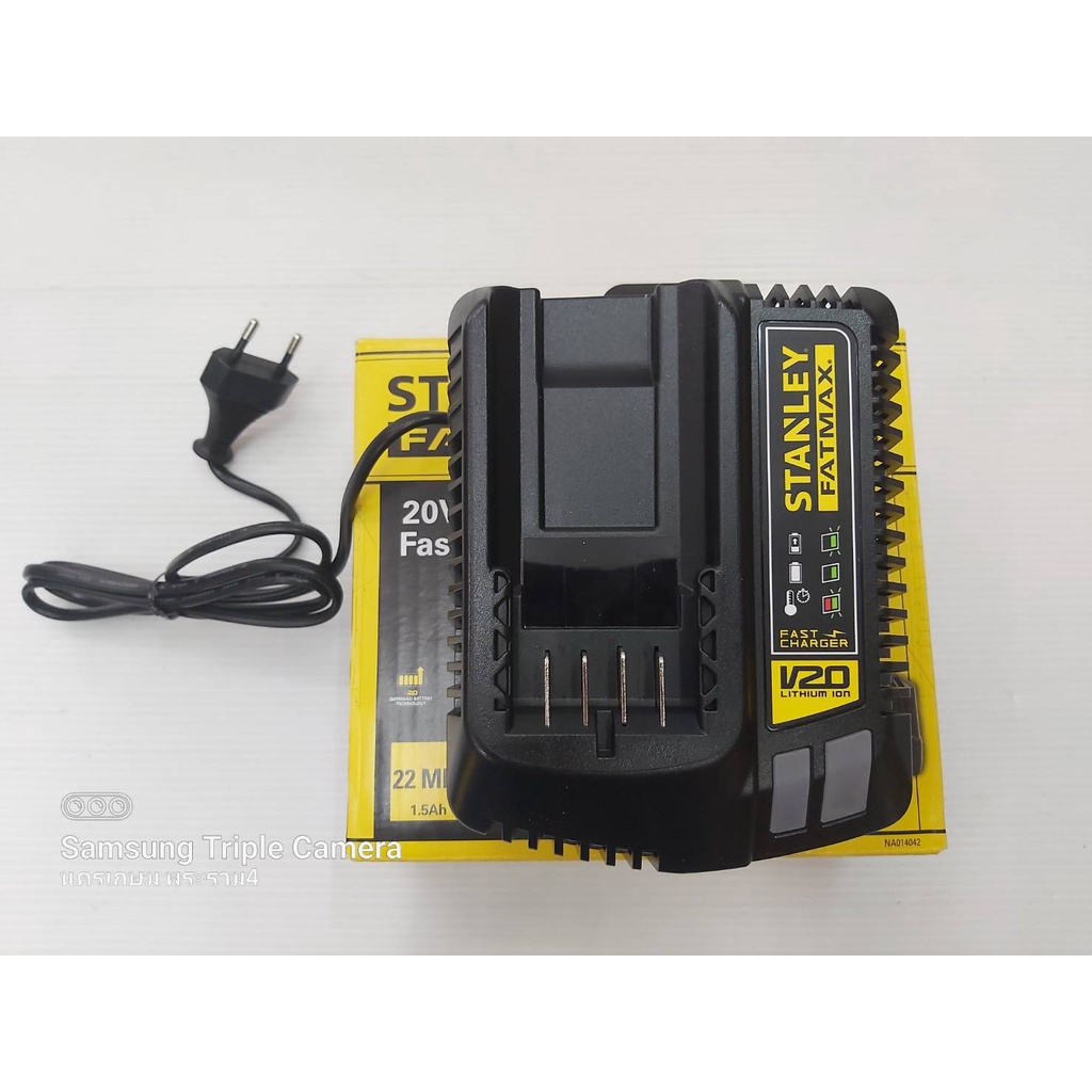 STANLEY FATMAX แท่นชาร์จ 20V รุ่น SC401 (4A) และ SC200 (2A) รับประกันศูนย์ 1 ปี SC401-B1 SC200-B1 ราคา ถูกที่สุด ดีลบีเคเค แกลเลอรีภาพที่ 2