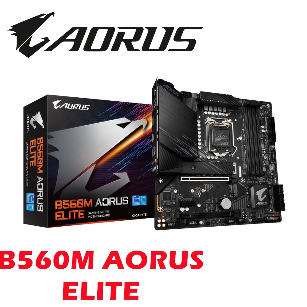 MAINBOARD (เมนบอร์ด) 1200 GIGABYTE B560M AORUS ELITE ประกัน 3 ปี