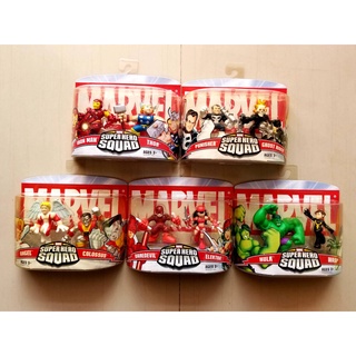 [RARE+] HASBRO MARVEL SUPER HERO SQUAD : MARVEL SET 5 แพค (10 ตัวละคร) ของใหม่ ในแพค ของแท้ 100%