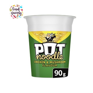 Pot Noodle Chicken &amp; Mushroom 90g พ็อต นู้ดเดิ้ล รสไก่และเห็ด 90 กรัม