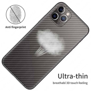 ฟิล์มหลังเคปร่า For Iphone XS XR XSMAX 6/7/8 Plus iX Samsung S8 S9 Plus Note9 ACarbon Fiber Back Membrane Jdo Film