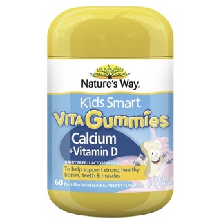 Natures Way Kids Smart Vita Gummies Calcium 60 Pastilles