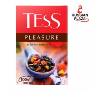 ชาดำชนิดใบ Tess Pleasure ขนาด 100 กรัม สินค้าจากรัสเซีย ชาดำคุณภาพดีจากผู้ผลิตแบรนด์ดังในรัสเซีย