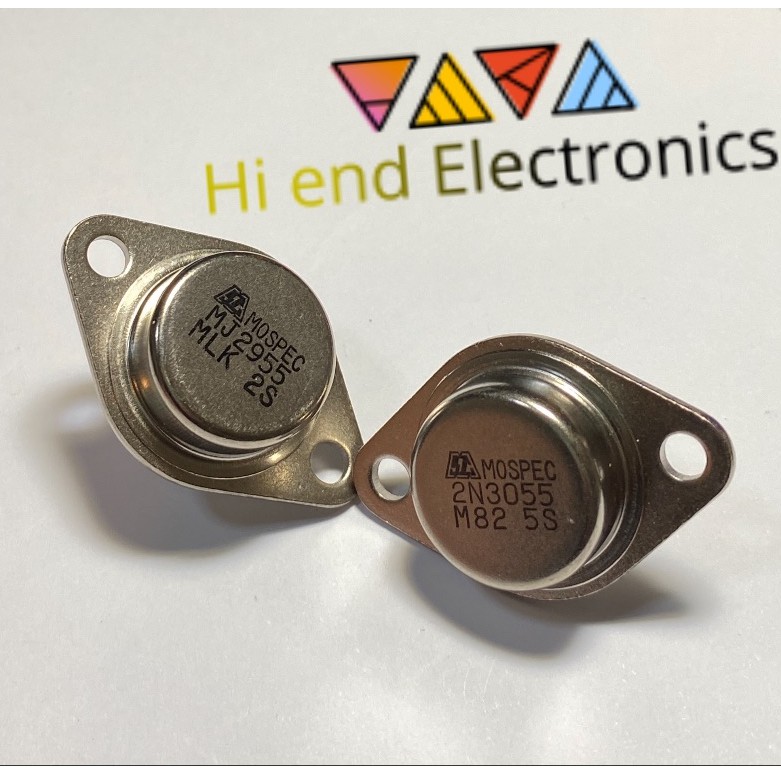 ( 1 คู่) 2N3055 MJ2955 MOSPEC ของแท้รับประกันคุณภาพ