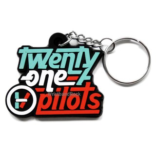 Twenty One Pilots พวงกุญแจ ยาง พรีเมี่ยม  พังค์ แทรช ร็อค พร้อมส่ง TPT368