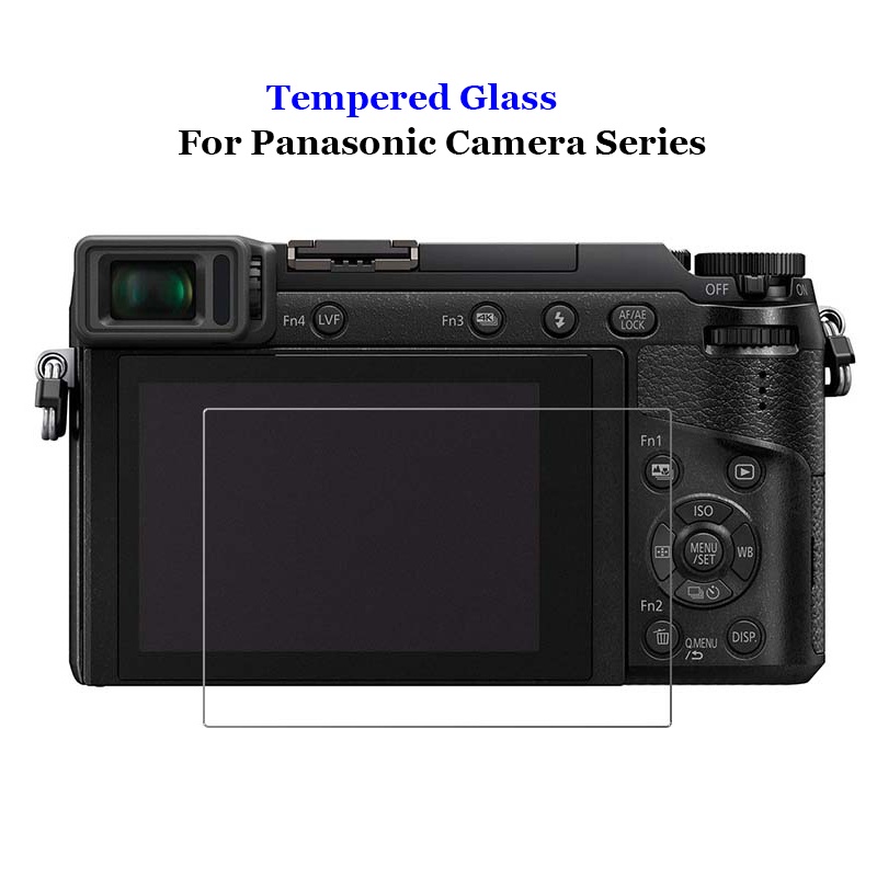 ฟิล์มกระจกนิรภัยกันรอยหน้าจอ LCD 9H 2.5D สําหรับ Panasonic Lumix LX9 LX15 FZH1 LX10 G9 G8 G7 II G80 G81 G85 G90 G95 GX8 GX9 GX80 GX85 FZ300 FZ2000 FZ2500 GX7 II III