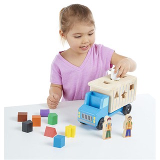 🔥🔥ชุดบล๊อคหยอดรถ🔥🔥Shape Sorting Dump Truck รุ่น 9397 ยี่ห้อ MELISSA &amp; DOUG จากอเมริกา✅