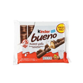 คินเดอร์ บูเอโน ช็อกโกแลต 129 กรัม Kinder Bueno Chocolate 129 grams