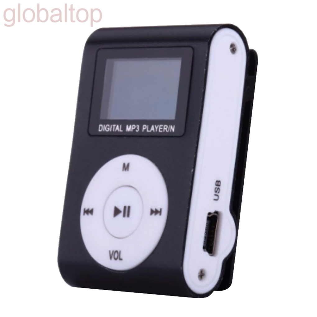 เครื่องเล่น Mp3 Mp3 หน้าจอ Lcd รองรับ Micro Sd Tf Card ออกแบบทันสมัยแบบพกพา
