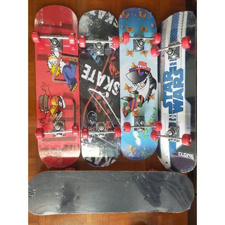 สเก็ตบอร์ด Skateboard ขนาด 80*20*10ราคาถูกที่สุด เป็นสากๆ สุ่มแบบ ทางร้านเลือกให้ลูกค้าเอง