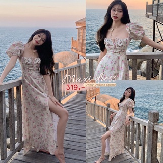 Maxi dress🐰 เดรสยาว เดรสไปทะเล มีงานจริงให้ดู ตรงปก