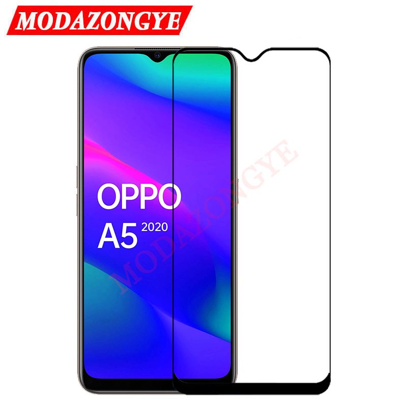 2 PCS ฟิล์มกระจกนิรภัย เต็มจอ OPPO A5 2020 อุปกรณ์กันรอยหน้าจอ OPPO A5 2020 A52020 A 5 OPPOA5 กระจก 