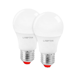 หลอดไฟ LED LAMPTAN BULB GLOSS 9 วัตต์ E27 WARMWHITE แพ็ค 2 ชิ้น