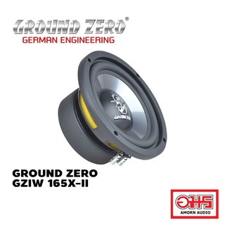 GROUND ZERO GZIW 165 / GZIW 165X-II subwoofer 16.5 cm / 6.5″ AMORNAUDIO อมรออดิโอ