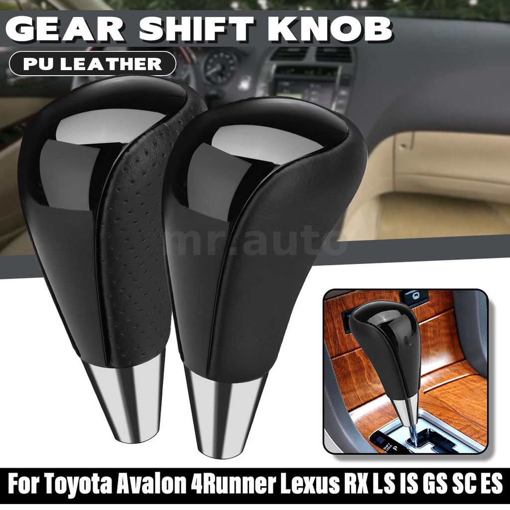 หัวเกียร์รถยนต์ สีดํามันวาว สําหรับ Toyota Avalon 4Runner Lexus RX LS IS GS SC ES