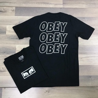 เสื้อยืดพรีเมี่ยม OBEY II สําหรับผู้ชาย และผู้หญิง