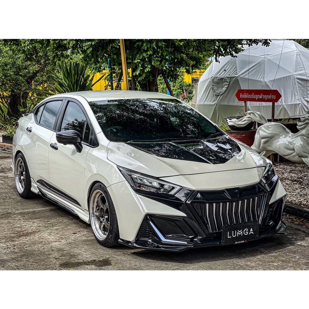 ชุดแต่งกันชนหน้า Nissan Almera 2020 Lumga