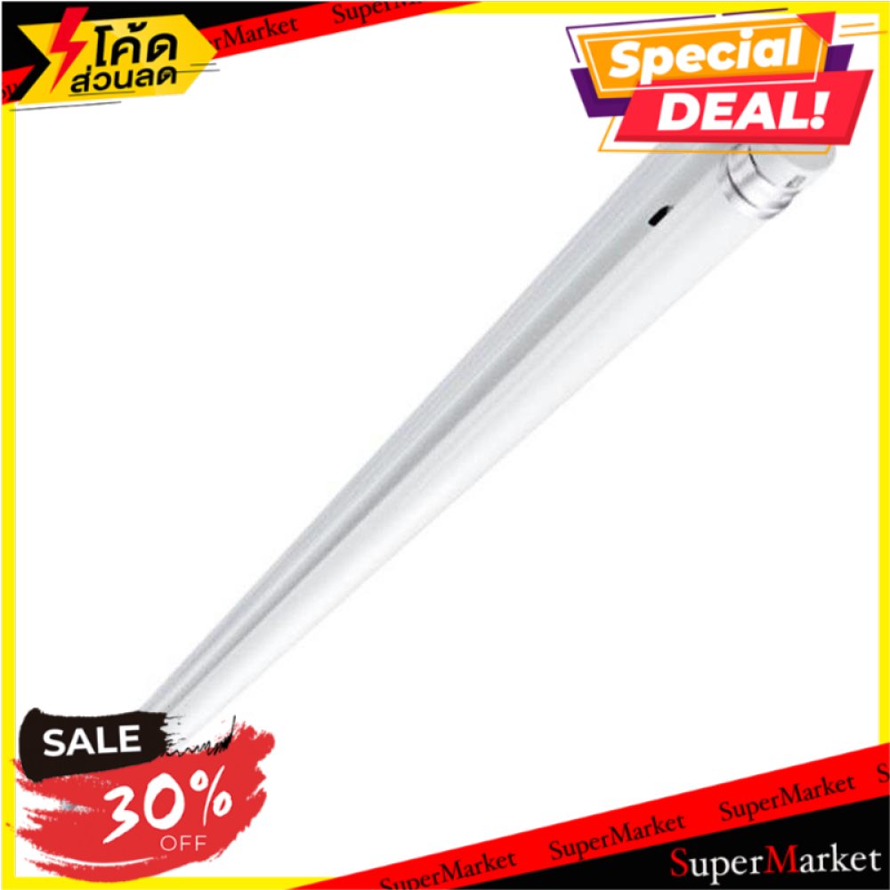 🔥แนะนำ!! ชุดรางนีออน PHILIPS LED BN015C SET LED 20 วัตต์ DAYLIGHT พลาสติก MODERN ชุดโคมไฟ LED TUBE F