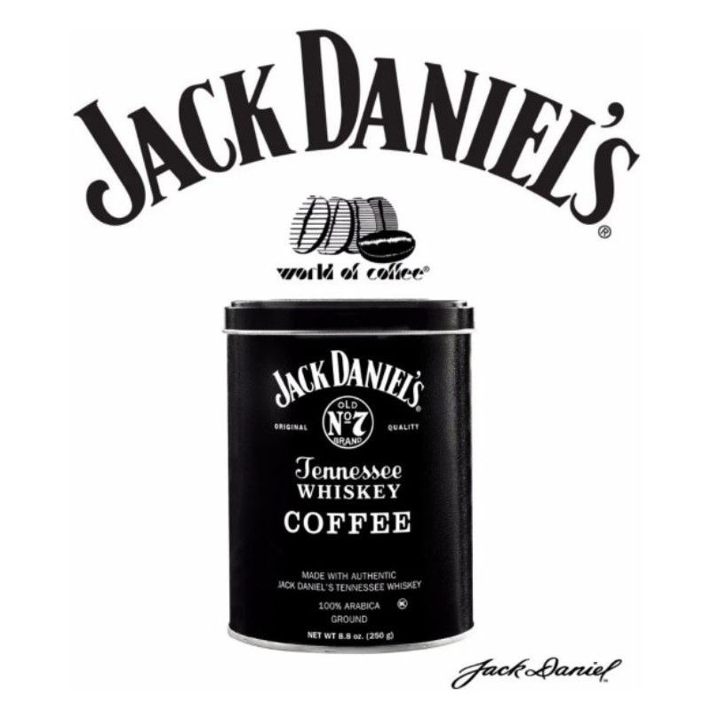 ☕พร้อมส่ง☕กาแฟ Jack Daniel'sTennessee Whiskey Coffee แจ็คแดเนียลส์(บดแล้ว)