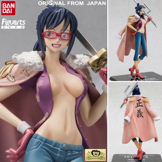 Model Figure งานแท้ Original ฟิกเกอร์ โมเดล แมวทอง Bandai One Piece วันพีซ เต็มพิกัดสลัดจอมลุย วันพีช Tashigi ทาชิงิ