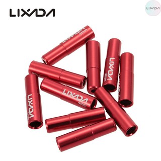 Lixada ปลอกหุ้มสายเบรกตีนผีจักรยาน อะลูมิเนียมอัลลอย ขนาด 4 มม. 5 มม. แบบเปลี่ยน 10 ชิ้น