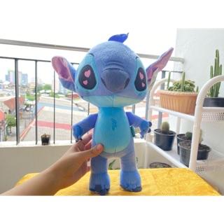 ตุ๊กตาสติซ Stitch ยืน ตาหัวใจ 12”