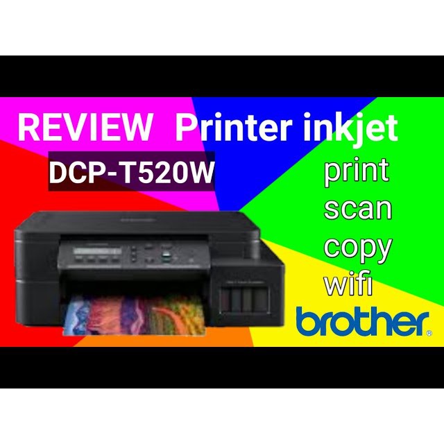 BROTHER DCP-T520W + Ink Tank (All-in-one)  > ส่งฟรี พร้อมเก็บปลายทาง