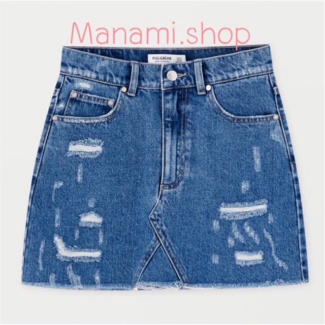 กระโปรงยีนส์ PULL&BEAR Size M