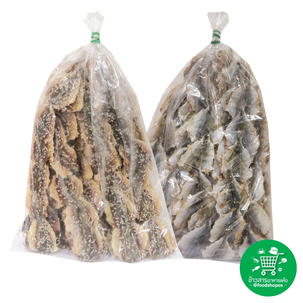 ปลาหวาน ปลาข้างเหลืองโรยงา​ ปลาทูโรยงา ขนาด 500 กรัม X​ 1​ แพค​ (สินค้าใหม่ตลอด)