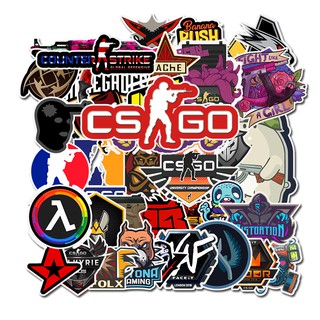 สติ๊กเกอร์ลายการ์ตูน Cs Go กันน้ํา 50 ชิ้น