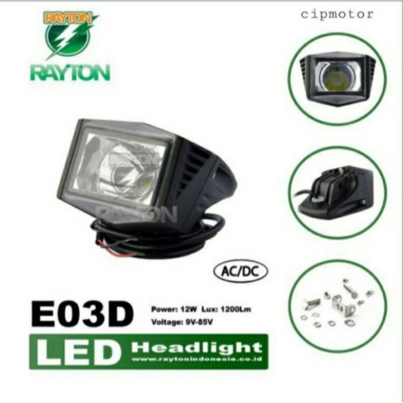 Cree RTD E03D Spotlight สําหรับ Nmax Xmax Adv Pcx Beat Vario Etc