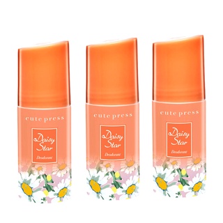 Cute press Daisy Star Deodorant โรลออน คิวท์เพรส เดซี่ สตาร์ ระงับกลิ่นกาย 60 ml. 3 ชิ้น