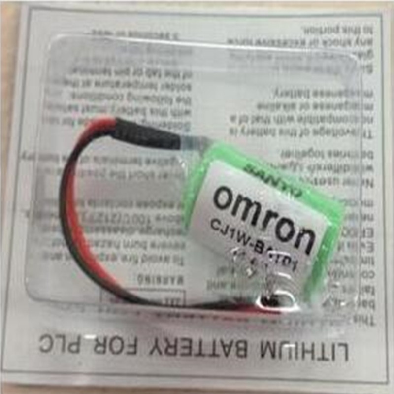 จุดใหม่ Omron CJ1W-BAT01 3V PLC CP1E CP1H แบตเตอรี่ลิเธียม CP1W-BAT01