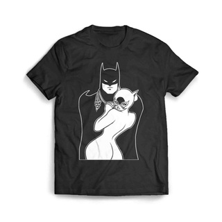 เสื้อผ้าผชเสื้อยืด พิมพ์ลาย Catwoman And BatmanS-5XL