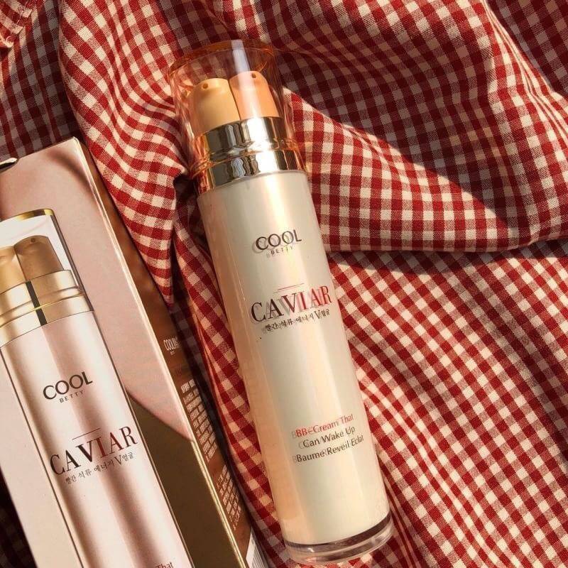CAVIAR BB-CREAM ครีมกันแดดเนื้อบีบี 2 มิติครบสูตรบำรุงและปรับผิวหน้ากระจ่างใสในขั้นตอนเดียวจากสารสกัดคาเวียร์ 50 กรัม สินค้า