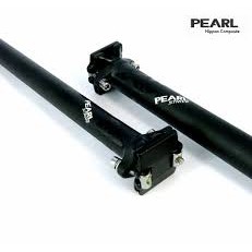 หลักอาน PEARL AL6061 T6 ขนาด 31.6 x 400 mm. นน. 330 กรัม