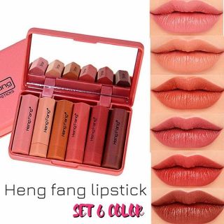 ลิปสติก 6 เฉดสี ครบชุดมืออาชีพ ราคา150 บาท