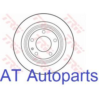 จานเบรค จาน หลัง BMW E32 730I, IL 1986-1994 DF1591 ราคาต่อใบ