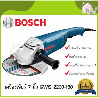 เครื่องเจียร์ 7 นิ้ว 2200 วัตต์  GWS 2200