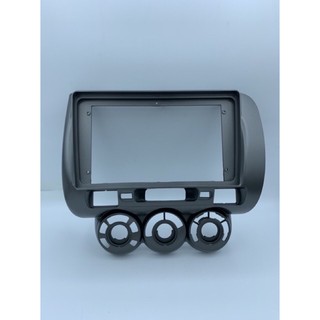 หน้าวิทยุจอแอนดรอยจำหรับจอ9" ตรงรุ่นรถHonda Cityรุ่นZX/Jazzปี2002-2005รุ่นแอร์แบบมือหมุม