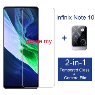 ฟิล์มกระจกนิรภัยกันรอยหน้าจอ 9H สําหรับ Infinix Note 10 Note 10 Pro Hot 10s NFC Smart 5 Hot 10 9 Play 10T Zero 8i