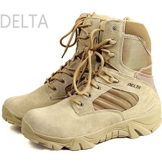รองเท้าDelta รองเท้าทหาร รองเท้าสไตล์ Tactical หุ้นข้อแบบยาว ซิป